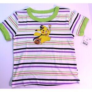Pokémon Pikachu Halloween Pumpkin Tee Kids 6/7 8 10/12